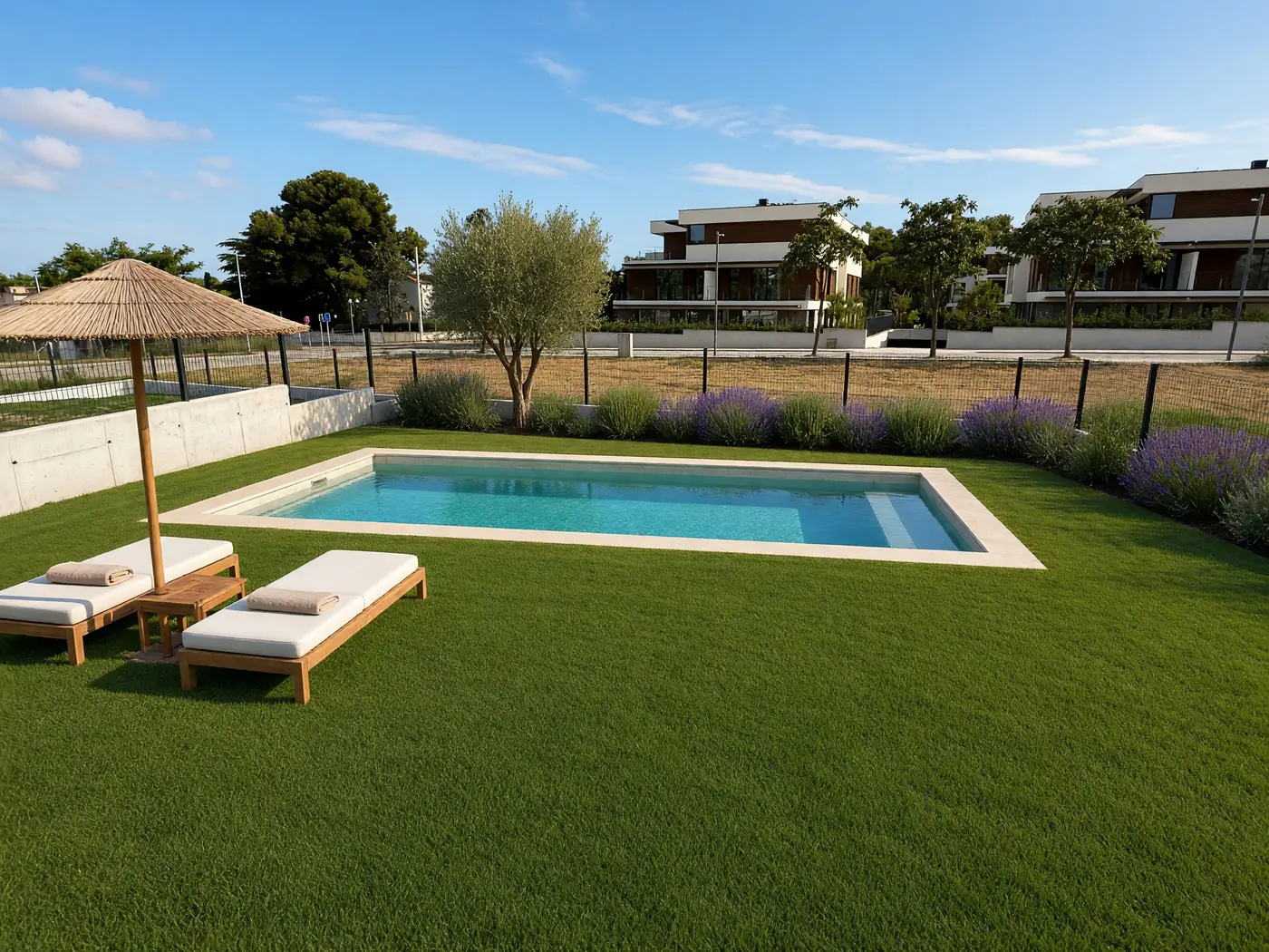 Casa S'Agaró: jardín y piscina